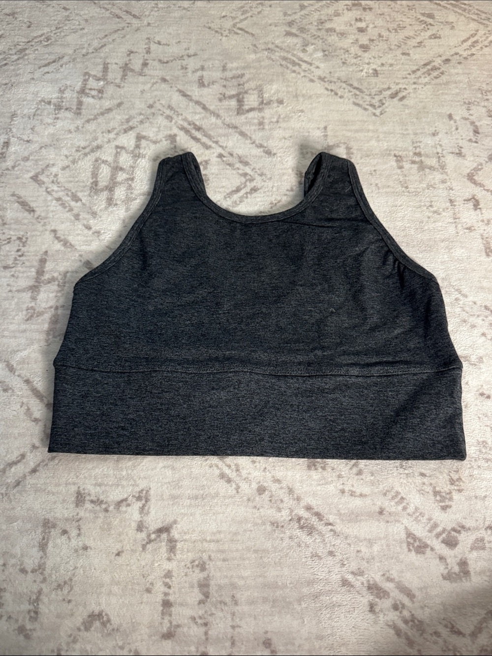 Y7 Studio High-Comfort Women's Sports Bra - Charcoal